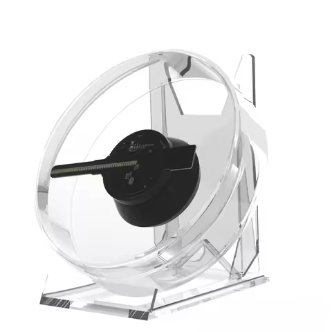 Practical 12CM Desktop Naked‑Eye 3D Hologram Fan Display Stand‑Up 3D Advertising Machine Suspended I
