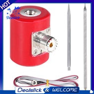 QRP 5M/16.4FT Antenna 14M-30MHz 300W HF Antenna Multifunction Portable Stainless Steel 1/4 Wavelengt