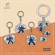 GANTUNGAN Keychain Acrylic Keychain/ ROBLOX FORSAKEN AZURE