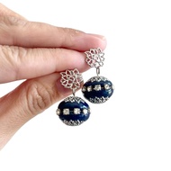 Roshni Baubles Navy Earrings