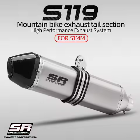 universal Escape Moto Tube motorcycle exhaust muffler For MT07, ER6N, Z800, ZX10R CRF150 CRF250 CRF3