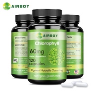 Airboy Chlorophyll Capsules- 120 Capsules - Naturally Occurring Pigment - Anti-oxidation, anti-infla