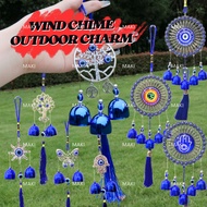 Evil Eye Wind Chimes Evil Eye Protection Lucky Charm Door Decoration Hanging Bell for Home Patio Dec