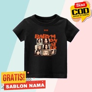 BabyMonster Vintage TV Kids T-Shirt Boys & Girls Custom Name BabyMonster Vintage TV T-Shirt/