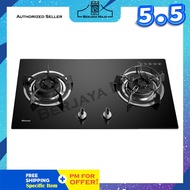 Rinnai 2 Burner Built In Glass Gas Cooker Hob RB-982G