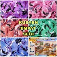 SARUNG KUSYEN EMPAT SEGI STANDARD SIZE 1 SET 14 PCS/CUSHION COVER SHAPE SQUARE COTTON GOOD QUALITY