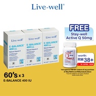 Live-Well E-Balance 400IU 60'S x 3 HTM Pharmacy