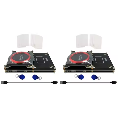 A72T 2X Upgraded 512K Proxmark3 Easy V3.0 RDV4 Memory ID M1 IC Built-In RFID Card Reader Integrated 