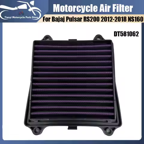 Motorcycle High Flow Air Filter For Bajaj Pulsar RS200 NS160 NS125 Dominar 250 400 V1 TOURING Motorc