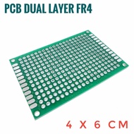 PCB Hole Double Layer Trough Hole 4x6 cm FR4 High Quality