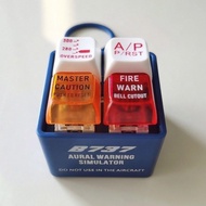 Boeing 737 Airbus EGPWS Warning Sound Simulator Pilot Keychain Boeing Airbus Commercial Aircraft Key
