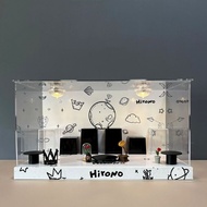 Hirono Little Prince Collaborative Series Blind Box Display Case for Bubble Monster Trendy Scene Sho