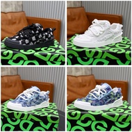 Kasut lelaki D5G white color leather sneakers shoes