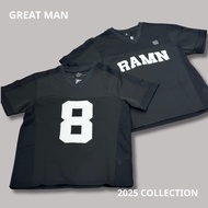 [GREAT MAN] T-SHIRT "JOR.DANN" BC 01/02 | OVERSIZE UNISEX WIDE FORM