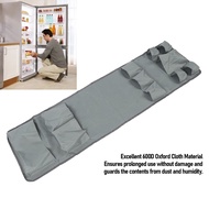 [EPAY] Mini Fridge Storage Organizer Bag Multifunctional 600D Oxford Cloth Fridge Dust Cover Top Org