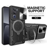 Slide Camera Lens Casing For Vivo Y19S Y17S Y18S VivoY19S VivoY17S 4G Shockproof Phone Case Armor Ri