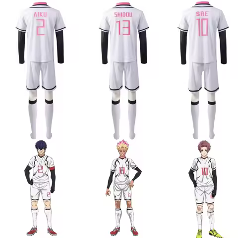 Anime Shidou Cosplay Costumes U20 Japan Football Uniform Sae Oliver Aiku Soccer Jersey Halloween Par