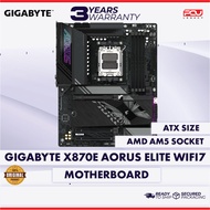 GIGABYTE X870E AORUS ELITE WIFI7 ATX AM5 MOTHERBOARD (3 YEARS WARRANTY)