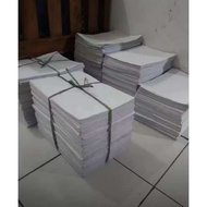 KERTAS BEKAS / HVS BEKAS F4 A4 PER KG KONDISI BAGUS SATU SISI KOSONG