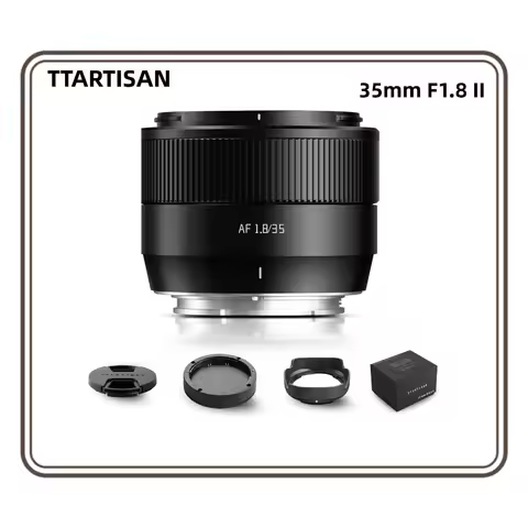 TTARTISAN 35mm F1.8 II Auto Focus Lens APS-C For Fuji X Sony E Nikon Z Mount Cameras X-A1 X-A10 X-A2