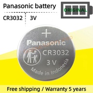 Original Panasonic CR3032 battery Car key remote control battery Sensor high temperature resistant c
