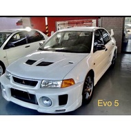 Mitsubishi Lancer Evo 4 5 6 Evolution bodykit body kit front side rear bumper skirt lip spoiler fend