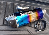 ชุดท่อสลิปออน KAWASAKI Z250-300Ninja250-300 (Z Ninja250 ปี2018ขึ้นไปใส่ไม่ได้)แสตนเลสเกรด 304 อย่างด