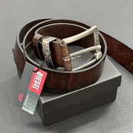 DIESEL Authentic 2025 Italian Top Layer Cowhide D | Esel Belt Durable