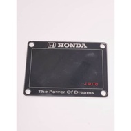 ROAD TAX STICKER HOLDER - HONDA - FOR STYLE ROAD TAX STICKER