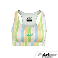 ARI WOMEN'S COLORPOP RUNNING SPORT BRA - ORANGE/BLACK/MULTICOLOR เสื้อสปอร์ตบรา อาริ คัลเลอร์ป๊อบ สีส้ม