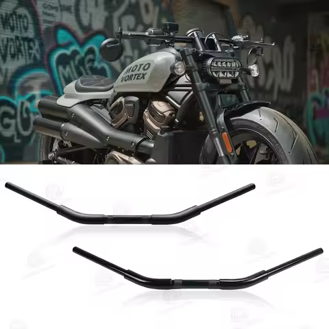 Motorcycle 1-1/4 Inch Handlebar 7/8'' 22mm Zero Drag Handlebar for Harley Sportster S 1250 Nightster