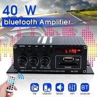 LEORY Bluetooth Car Power Amplifier 12V 40W - AK370 - Black