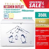 Hisense 350L Chest Freezer FC428D4BWYS | Peti Beku | Peti Sejuk