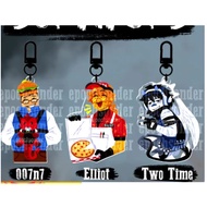 Keychain 007n7, Two Time, Elliot souvenir keychains, handbag accessories backpack keychains made of 