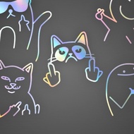 Sticker Cutting Sticker RANDOM HOLOGRAM MOTIF Cutting Sticker Quality Cutting Sticker