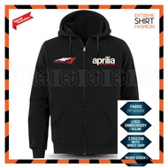 Zip Hoodie Sulam Aprilia AF1 Racing Team RSV4 Performance Turbo Casual Riding Superbike Bikes Extrem