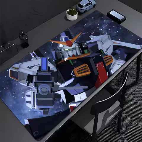 Mechanical Warrior Gundam Mk II Mousepad Large Gaming Keyboard Gamer Mouse Pad on The Table Desk Mat