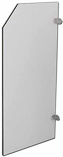 Urinal Partition, Men's Urinal Privacy Screen Divider Partition, Wall-Mounted Room Separating Divider, for Schools/Shopping Malls/Public Places/Hotel (Color : Gray, Size : 15.7x35.4in)