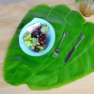 Artificial Lotus Leaves Fake Banana Large Size 58 Cm.reuse Easy To Clean Can Be Used In A Variety Of