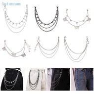 AUTU Durability Metal Chain Belt Rustproof Chain Belt Youth Fashion Chain Belt