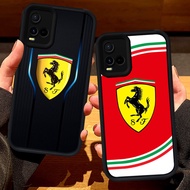 S43 Ferrari Case for VIVO Y21s V30E V20 V30 Y02S Y21t Y02 Y02t Y21e Y73 Y33s Y21 Y02a V21 V21E Y33E 