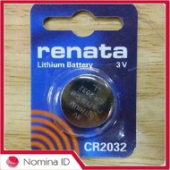 C273 Renata Battery Cr2032 3v Button Cell Baterai Kancing Lithium Cr 2032
