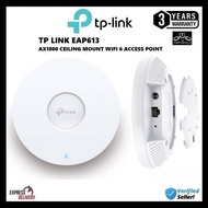 TP LINK EAP613 AX1800 CEILING MOUNT WIFI 6 ACCESS POINT