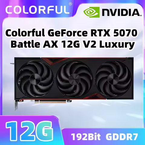 Original Colorful iGame NVIDIA GDDR7 GPU GeForce RTX 5070 Battle Axe luxury 12GB V2 Desktop Gaming C