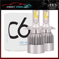 FC C6 Headlight LED H1 H3 H4 H7 H11 9005 9006 Fog Light Bulb Fog Lamp H7 2pcs FC