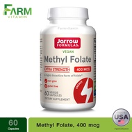 Jarrow Formulas Methyl Folate 400 mcg 60 Veggie Caps