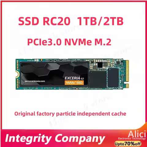 Original FOr Kioxia RC20 1T solid-state drive VD10 2T SD10 SSD M.2 NVMe PCIe 4.0 1TB SSD