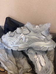 巴黎世家Balenciaga Track Mule Silver sneaker