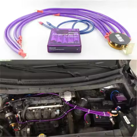 Car Fuel Saver Voltage Stabilizer the New Purple Pivor Mega-RAIZIN High Capacity System &Battery Per
