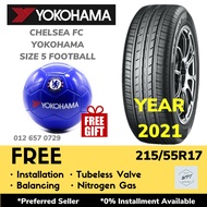 215/55R17 YOKOHAMA BLUEARTH ES32 (INSTALLATION) WPT Japan Tyre Tire Tayar Baru Kereta Pasang Wheel R
